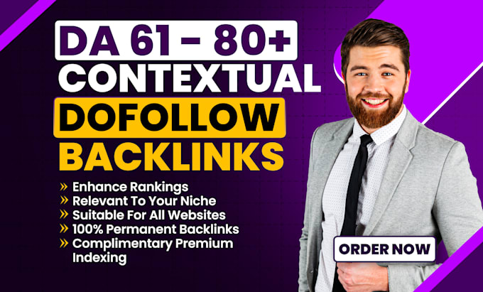 Gig Preview - Boost your site ranking with white hat high da SEO backlinks