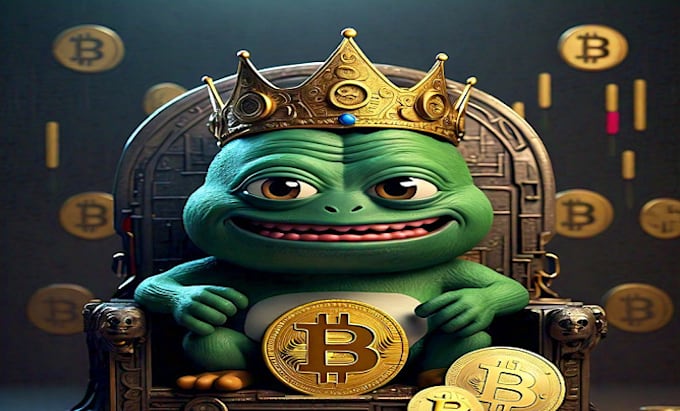 Gig Preview - Do crypto meme coin art video, meme coin animation, wojak, pepe, ponke character