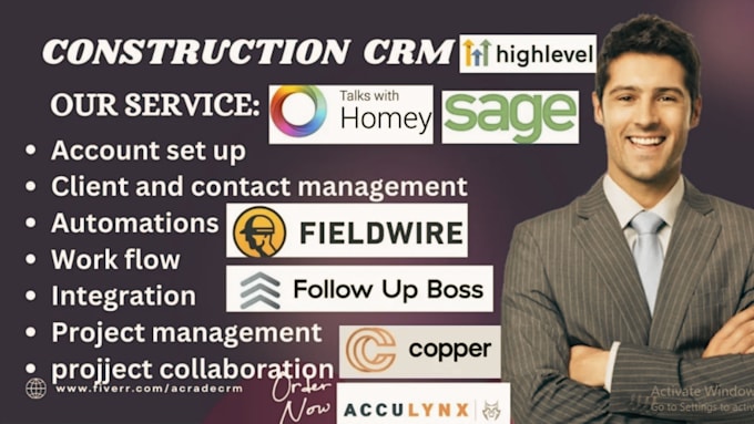 Gig Preview - Do procore contractor foreman buildertrend jobnimbus coconstruct fieldwire crm