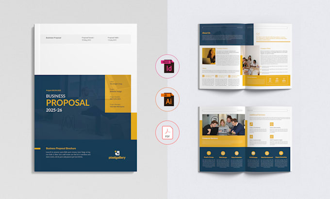 Gig Preview - Create modern brochure design