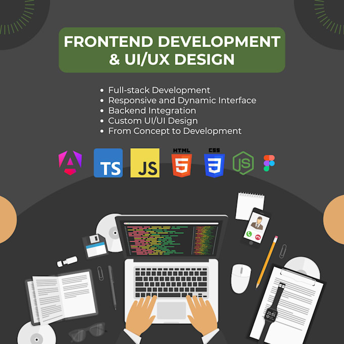 Gig Preview - Develop your websites frontend