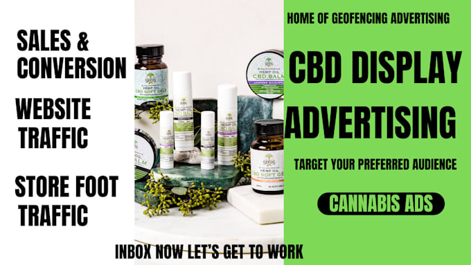 Gig Preview - Setup ROI geofencing cbd, cannabis promotion ads campaign