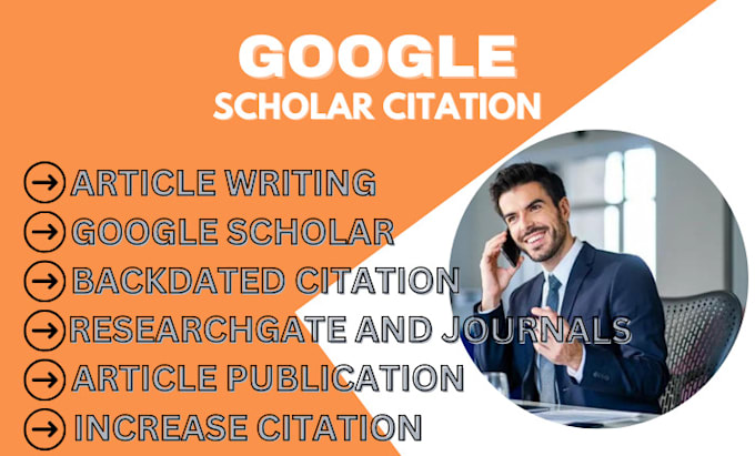 Gig Preview - Increase googl e scholar citation goog le scholar citations article