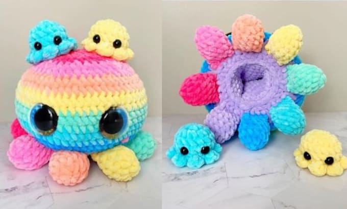 Gig Preview - Write adorable amigurumi pattern with step by step instruction with picture