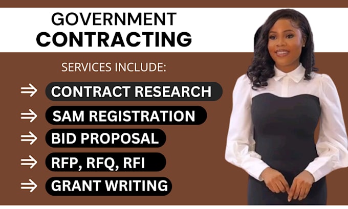 Gig Preview - Provide expert proposal writing for government contracts