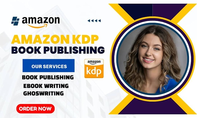 Gig Preview - Amazon kdp book publishing ebook writing kdp formatting proofreading