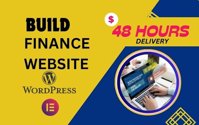 Gig Preview - Build finance website, finance investment website, finance insurance website