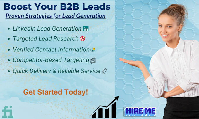 Gig Preview - Do high quality b2b lead generation for ecommerce success