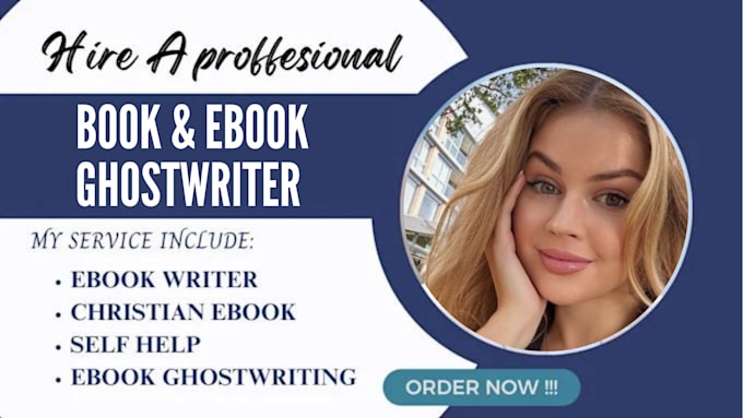 Gig Preview - Ghostwrite christian ebook self help book ghostwriter ebook writer ghostwriting