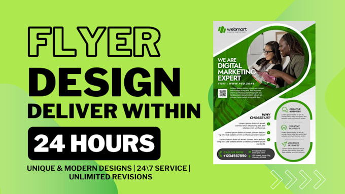 Gig Preview - Do business flyers, event posters, one pager, and flyer design in 24 hours