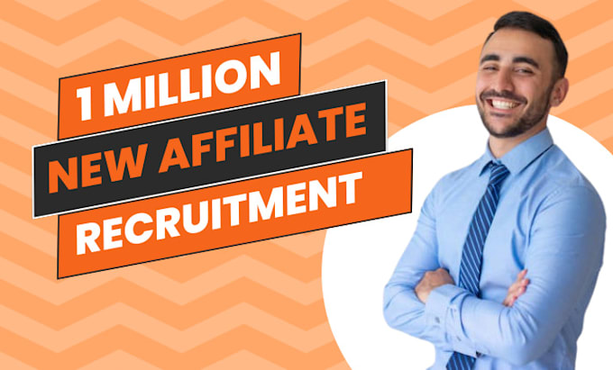 Gig Preview - Do affiliate link sign up, affiliate sign up and affiliate recruitment