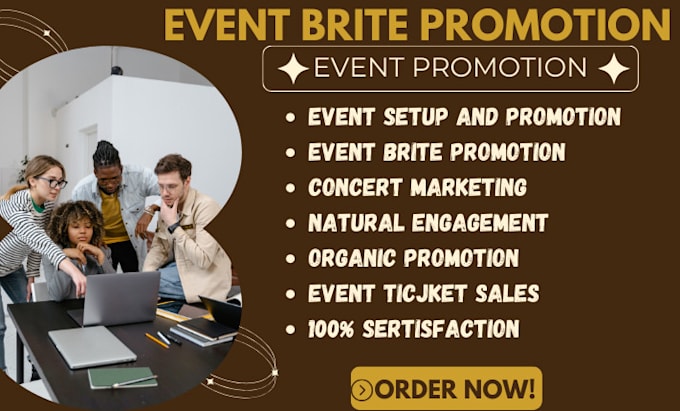 Gig Preview - Do organic event promotion, eventbrite, livegood promotion and event marketing