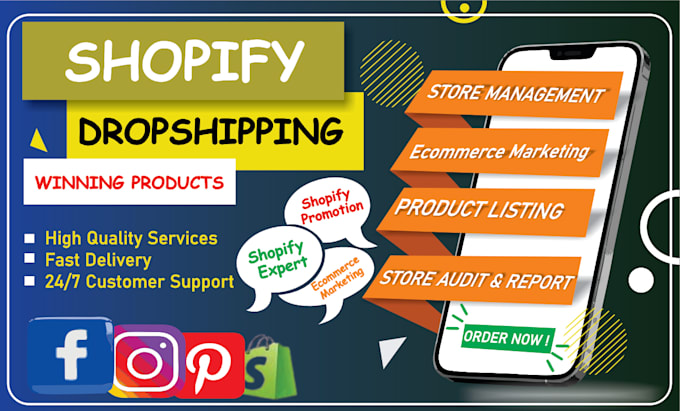 Gig Preview - Do shopify dropshipping product research and shopify amazon product research