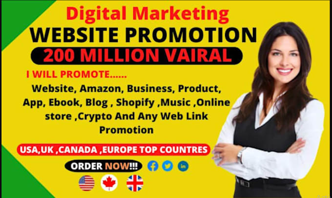 Gig Preview - Promote and market your products, amazon,book, online store, website on my blog