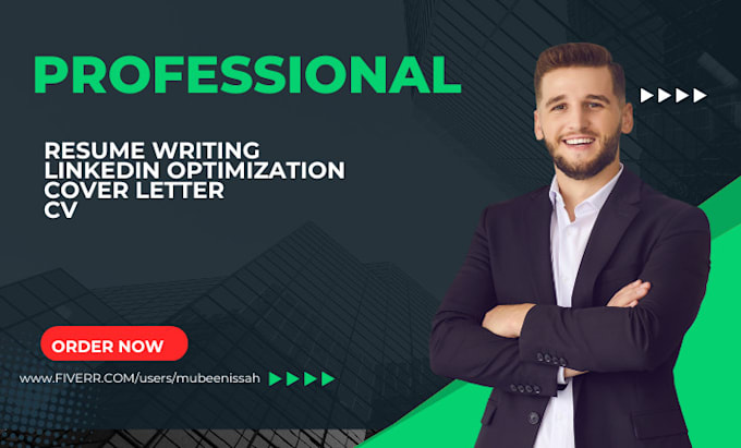 Gig Preview - Write your CV, resume, cover letter and optimize linkedin