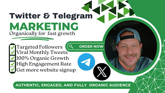 Gig Preview - Do crypto telegram marketing x marketing twitter marketing for super fast growth