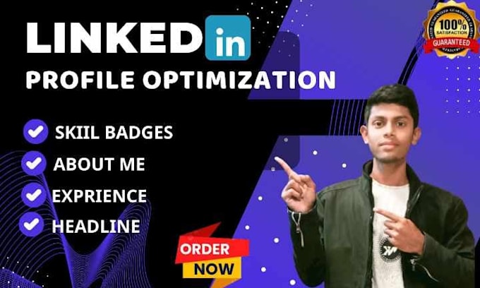 Gig Preview - Optimize your linkedin profile to create your professional branding profile