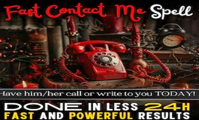 Bestseller - cast an extremely strong contact me call me text me talk to me love spell