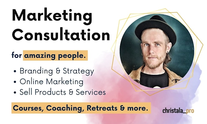 Gig Preview - Be your marketing consultant and developer for your projects