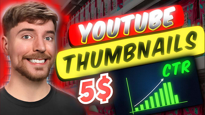 Gig Preview - Design any type of eye catching thumbnails for your videos