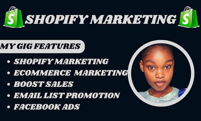 Gig Preview - Do complete shopify marketing shopify store promotion increase shopify sales