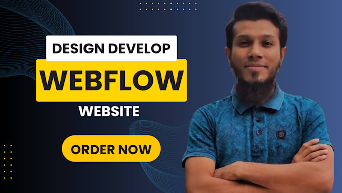 Gig Preview - Be your expert webflow developer for custom websites