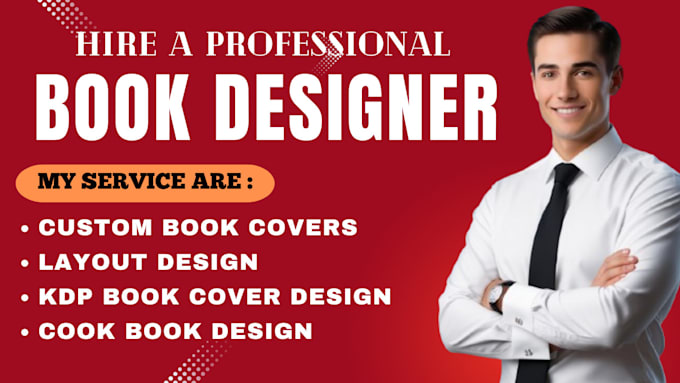 Gig Preview - Do book design, book cover, layout design, KDP book cover, cook book design