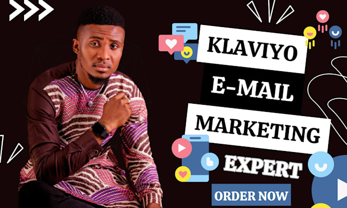 Gig Preview - Do klaviyo email marketing flows, ecommerce marketing, klaviyo sales funnel