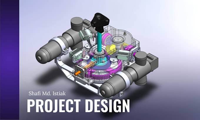 Gig Preview - Design mechanical research project in solidworks  3d cad