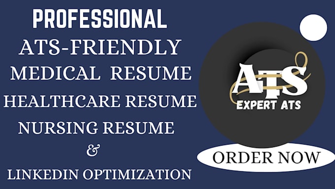 Gig Preview - Write professional ats medical coder cv doctor nursing healthcare resume writing