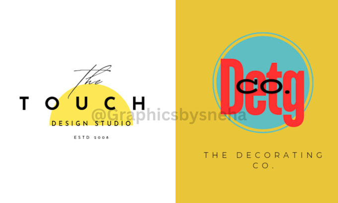 Gig Preview - Design a modern logo ,eye catching minimalist design