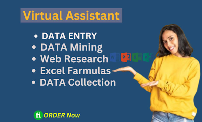 Bestseller - be your virtual assistant for data entry, data mining, copy past, web research