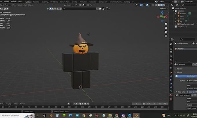 Gig Preview - Make roblox models clothes hats armor animal game assets and ugc using blender3d