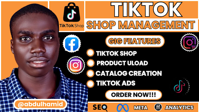 Gig Preview - Manage shopify sales marketing tiktok shop facebook instagram ads promotion