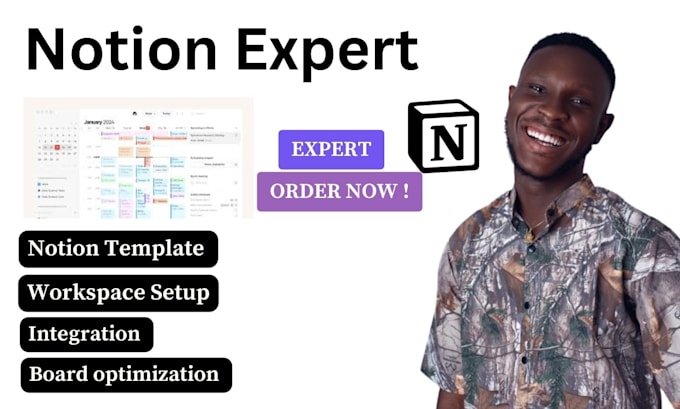 Gig Preview - Design notion template database notion virtual assistant