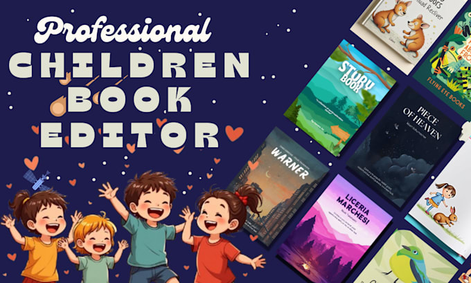 Gig Preview - Do children picture book editing, proofreading and book formatting for children