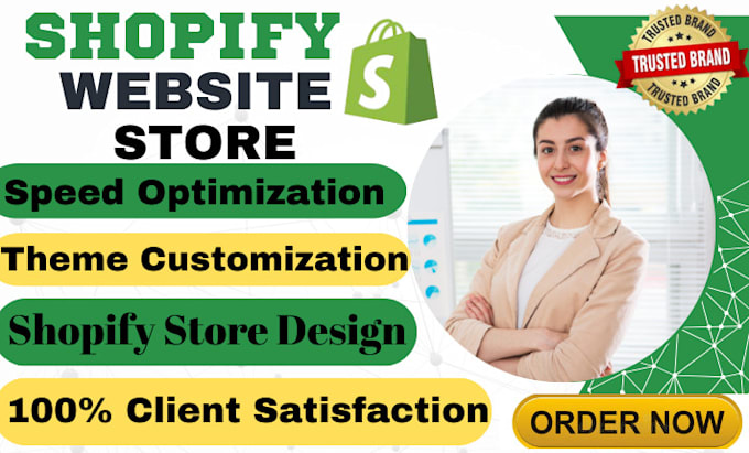 Gig Preview - Design redesign shopify website shopify store design shopify developer expert