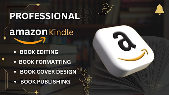 Gig Preview - Do kindle book formatting, amazon KDP book publishing, amazon book promotion