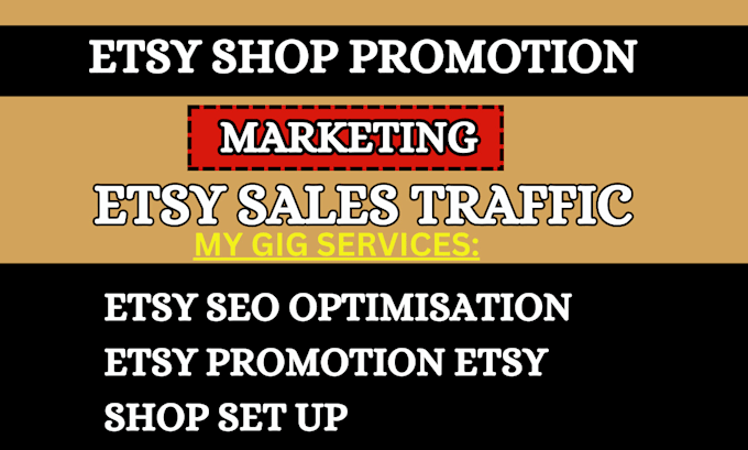 Gig Preview - Do etsy SEO to rank listings on page 1 and boost organic sales traffic