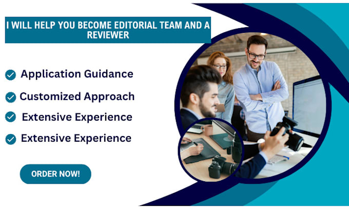 Gig Preview - Help you become editor or peer review in peer review journal