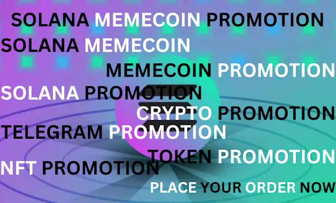 Gig Preview - Promote sol memecoin promotion on crypto telegram, to reach token investors