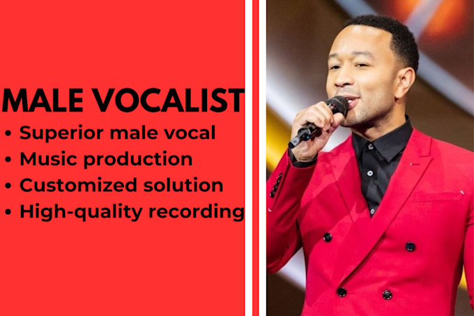 Gig Preview - Be your dynamic male vocalist and expert music producer