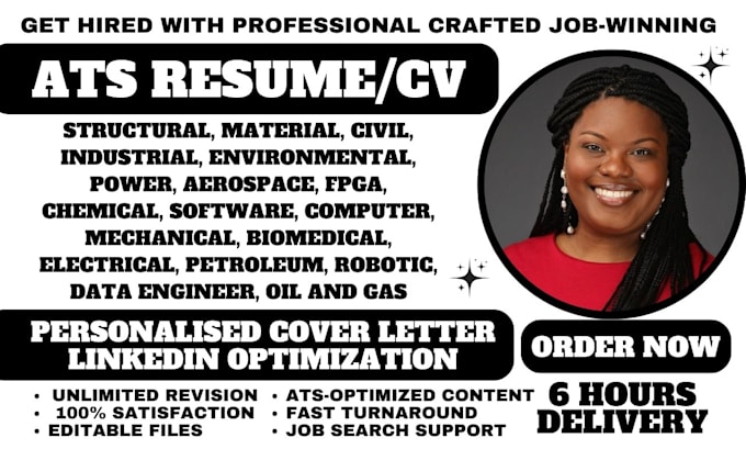 Gig Preview - Write a software engineering and tech resume using reverse recruiter