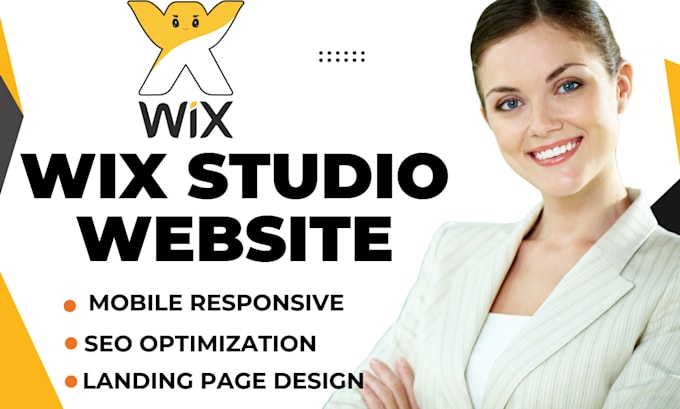 Gig Preview - Build wix studio, wix redesign, wix website redesign, wix website design