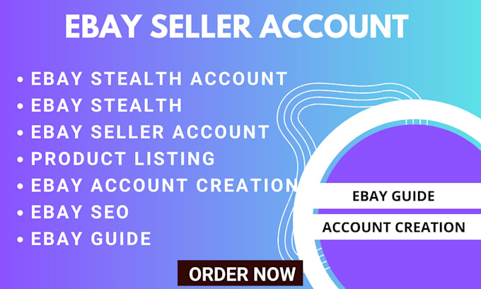 Bestseller - ebay stealth account ebay business account dropshipping ebay ebay ecommerce