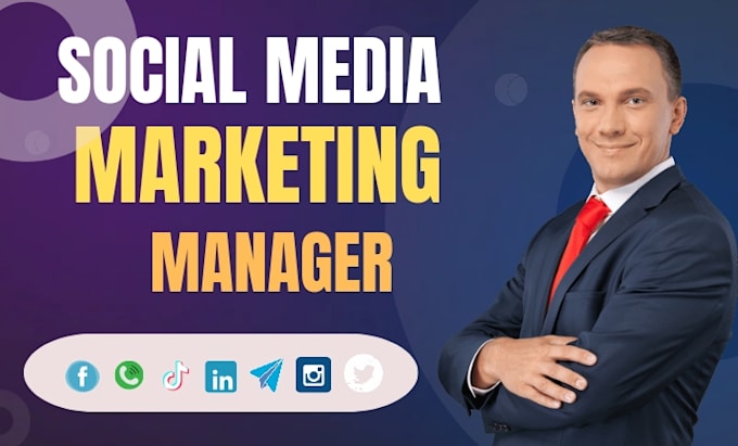 Gig Preview - Be in charge of your social media marketing