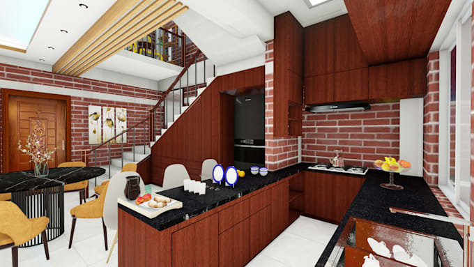 Gig Preview - Create  realistic 3d floor plan , exterior or interior