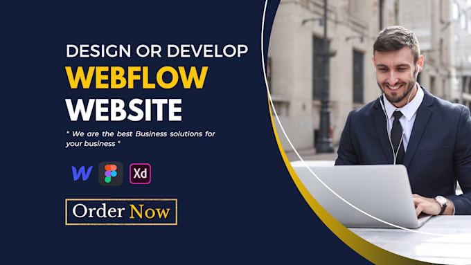 Gig Preview - Develop or design webflow website, figma to webflow expert services