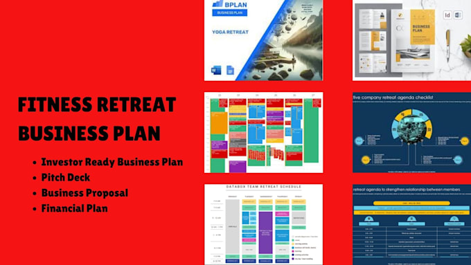 Gig Preview - Design fitness retreat business plan for dance retreat fitness business plan