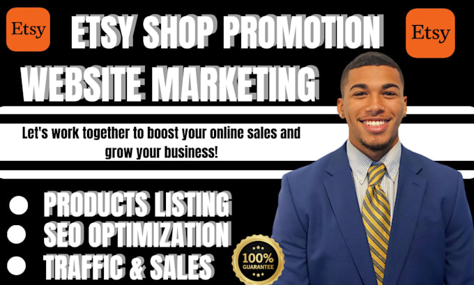 Gig Preview - Do etsy shop promotion marketing seo ads to boost   shop traffic and sales